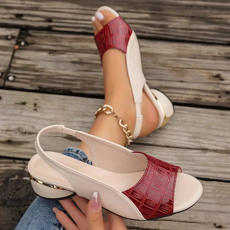 Leather Comfort Sandals detail
