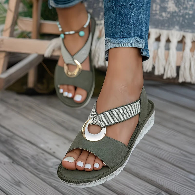 Elegant Slingback Sandals detail